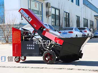 解决细石混凝土输送泵工作中出现断流现象的方法